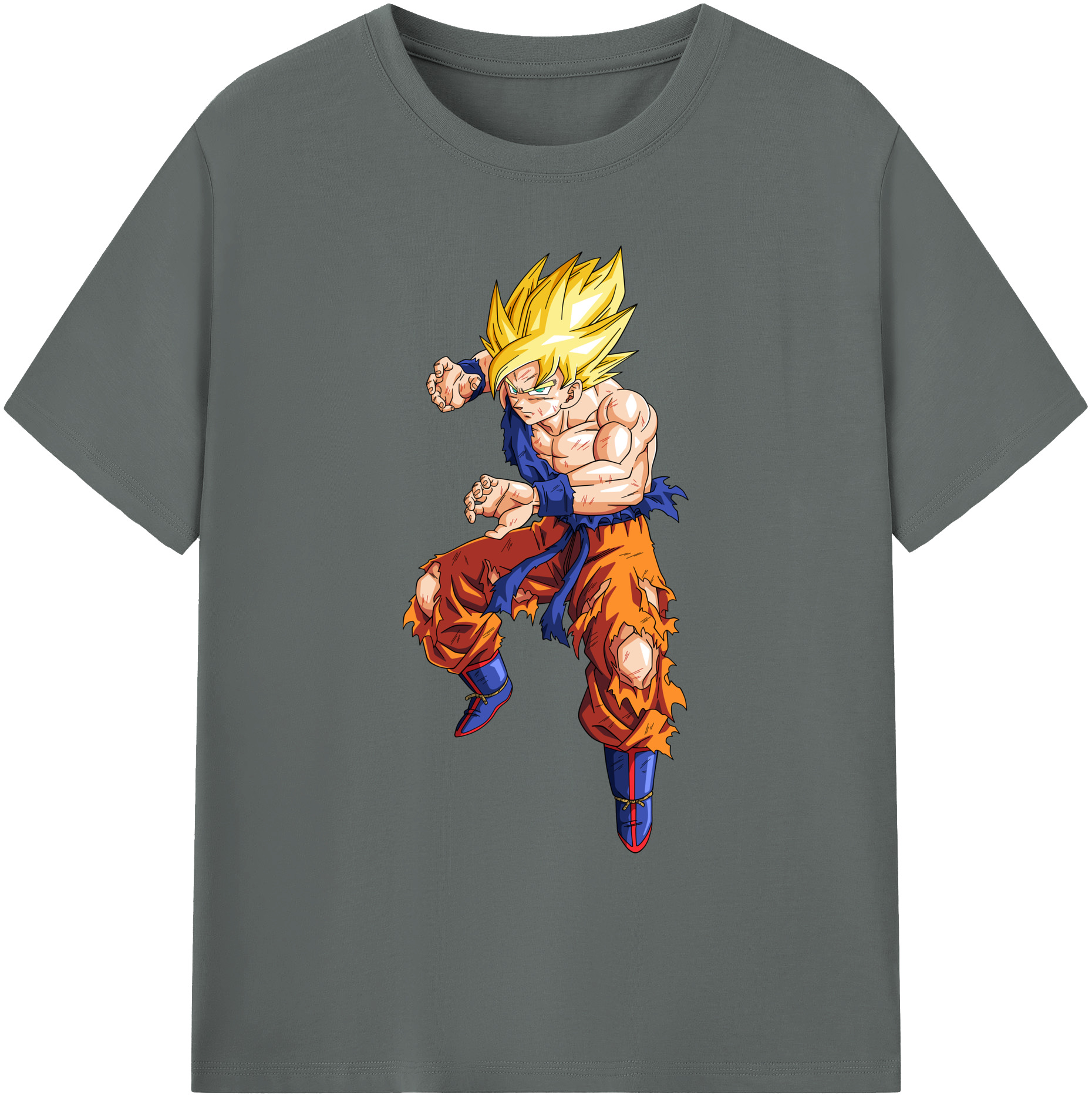 （画像用） ドラゴンボール 孫悟空（そん ごくう）Son Goku カカロット DRAGON BALL Kakarotto 綿100％ メンズ半袖Tシャツ｜肌触りやわらか＆通気性